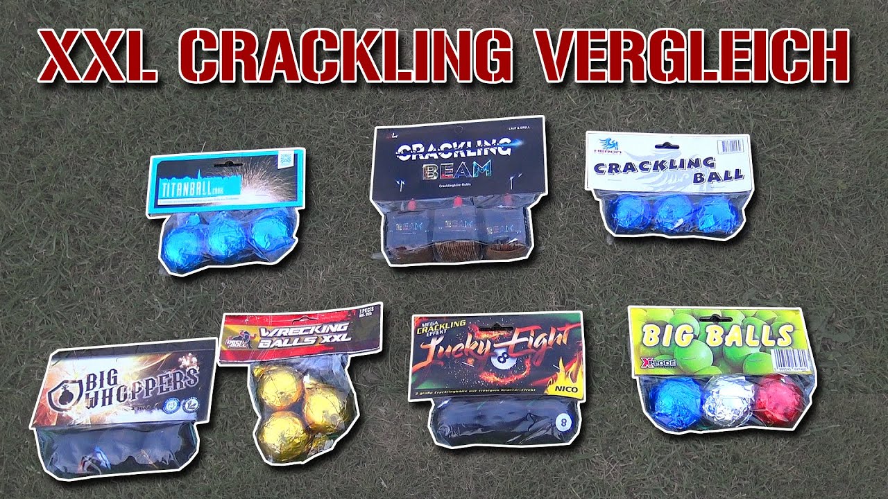 CRACKLING BALL VERGLEICH | Welcher RIESEN-Knatterball ist der BESTE?!