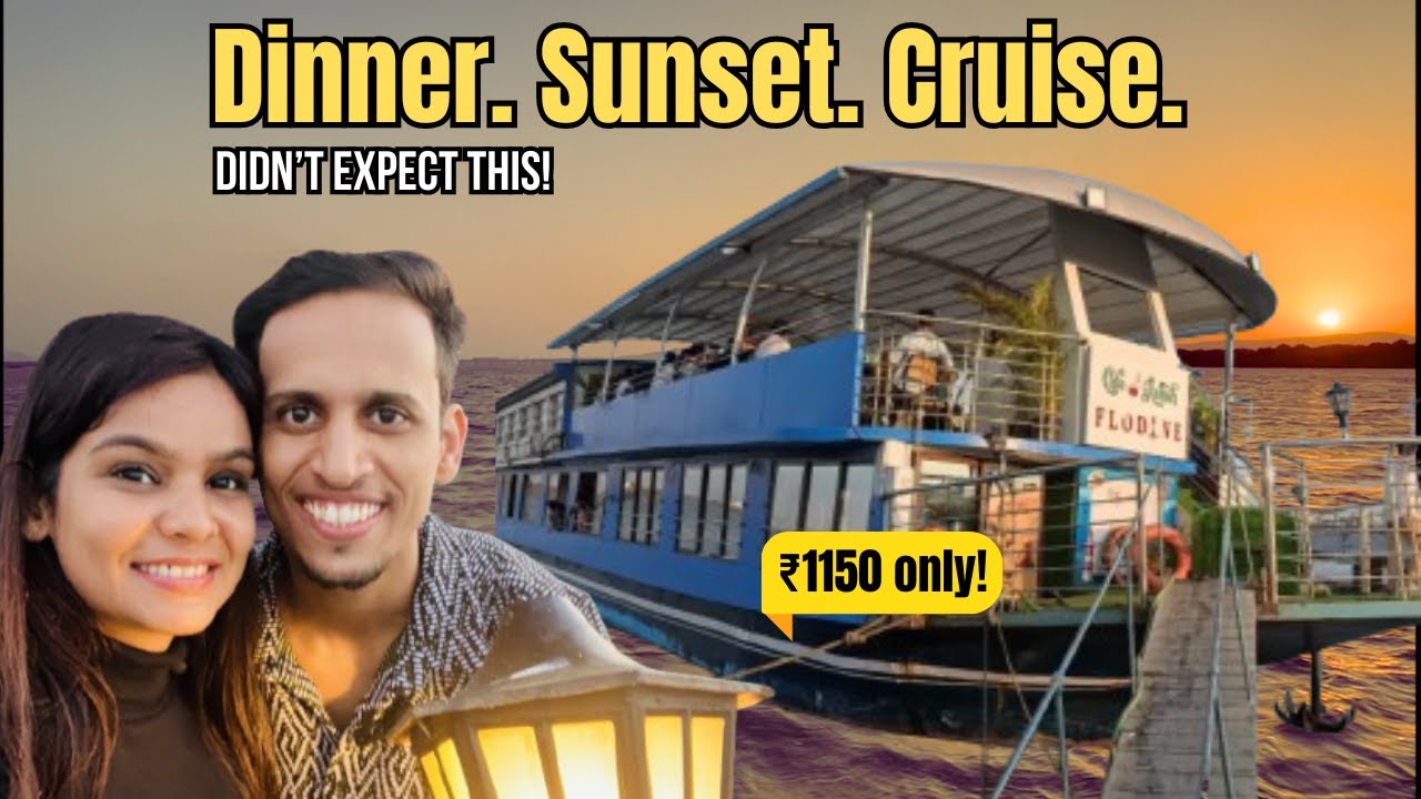 Flodine Cruise Belapur | Sunset & Dinner Cruise in Navi Mumbai | Hidden Gem Mumbai Vlog