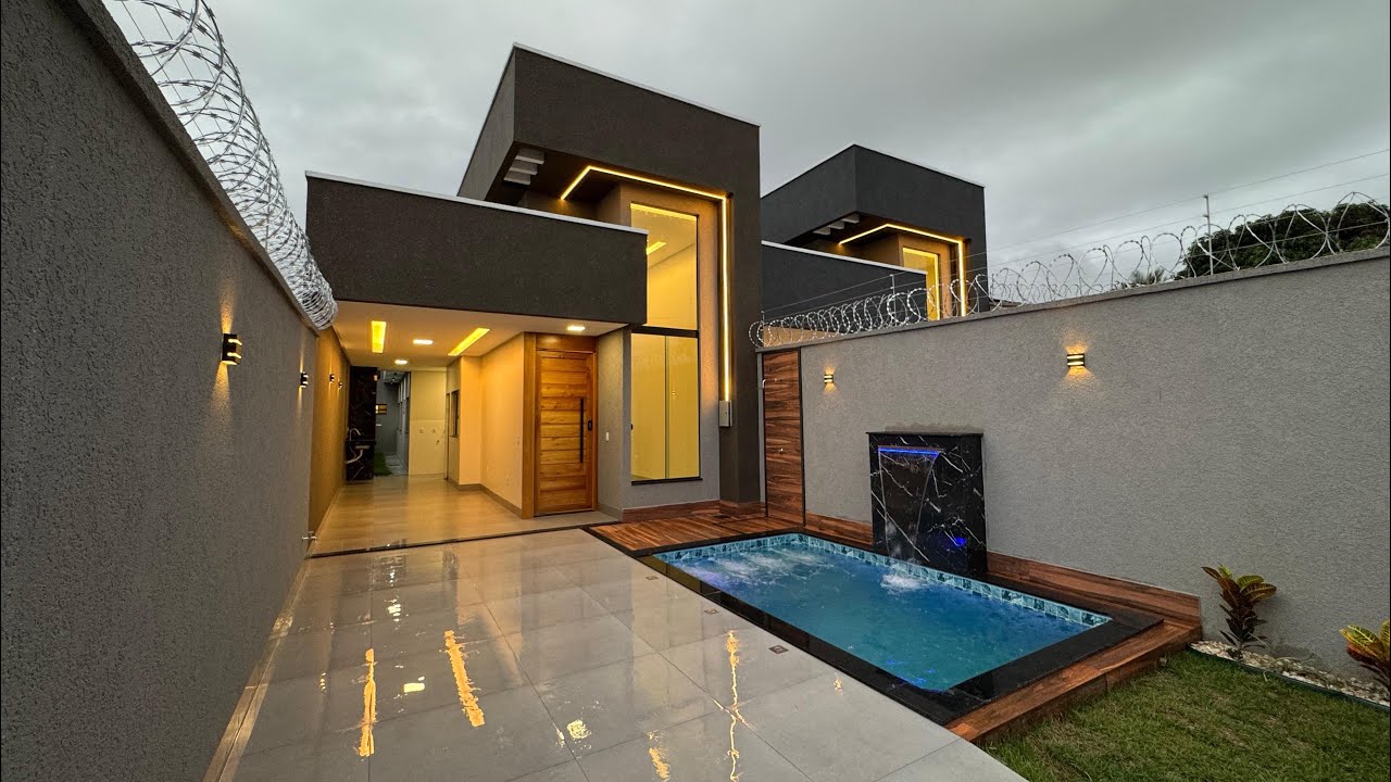 🔥 ESSA CASA COM PISCINA E SUITE COM CLOSET VAI TE SURPREENDER! | APARECIDA DE GOIÂNIA 