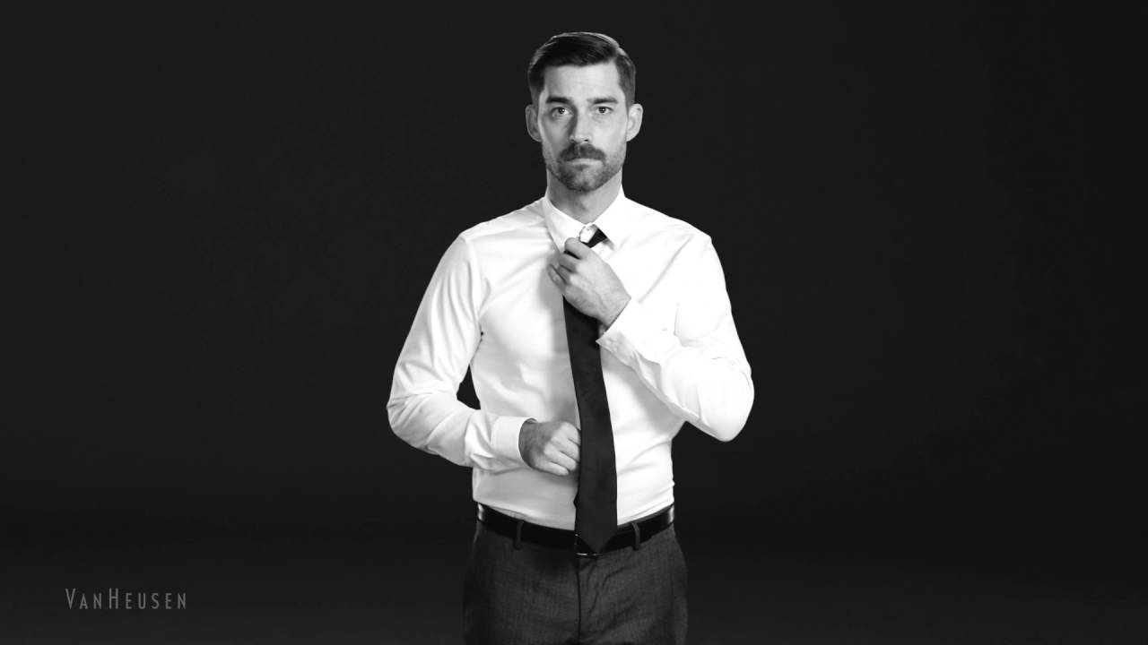 How to Tie a Tie - Four in Hand - Van Heusen