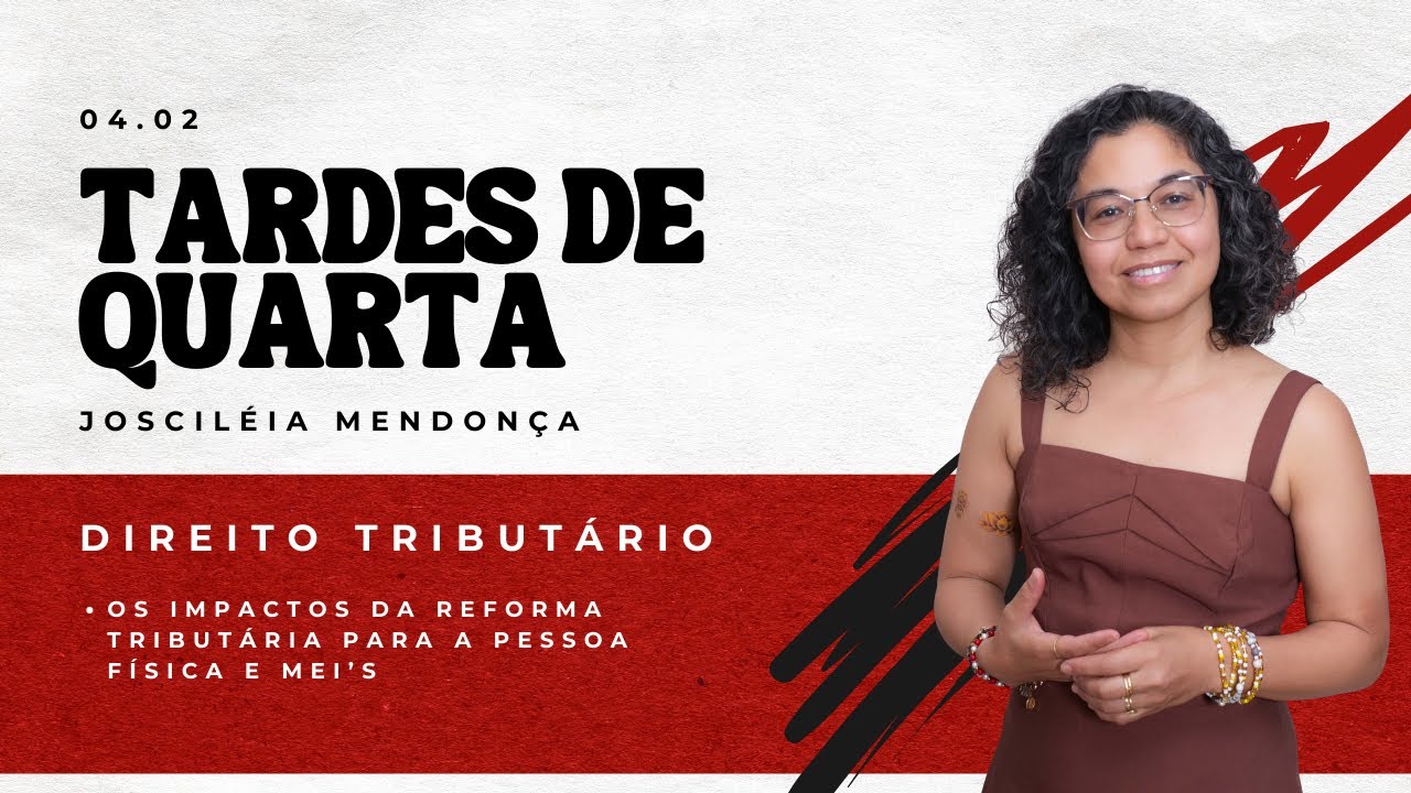 TARDES DE QUARTA - DIREITO TRIBUTÁRIO (áudio melhorado)