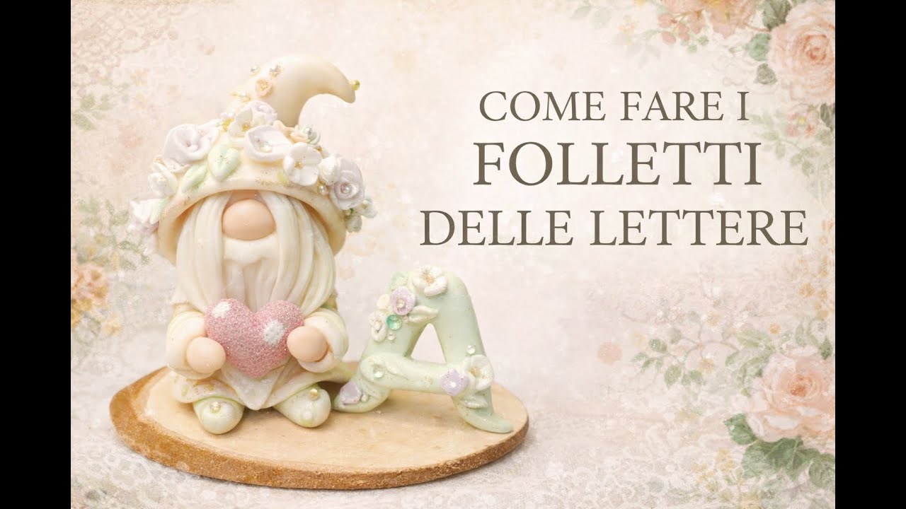 👉 Come creare un folletto delle lettere in porcellana fredda ✉️ Tutorial dolce e shabby
