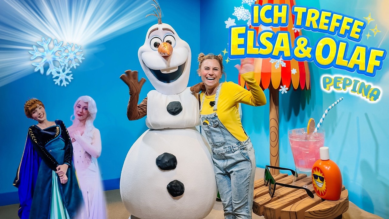 ❄️⛄️ Wir treffen Elsa, Olaf und Vaiana 🌺🔍  Pepinas Disney Weltreise in EPCOT 🌍