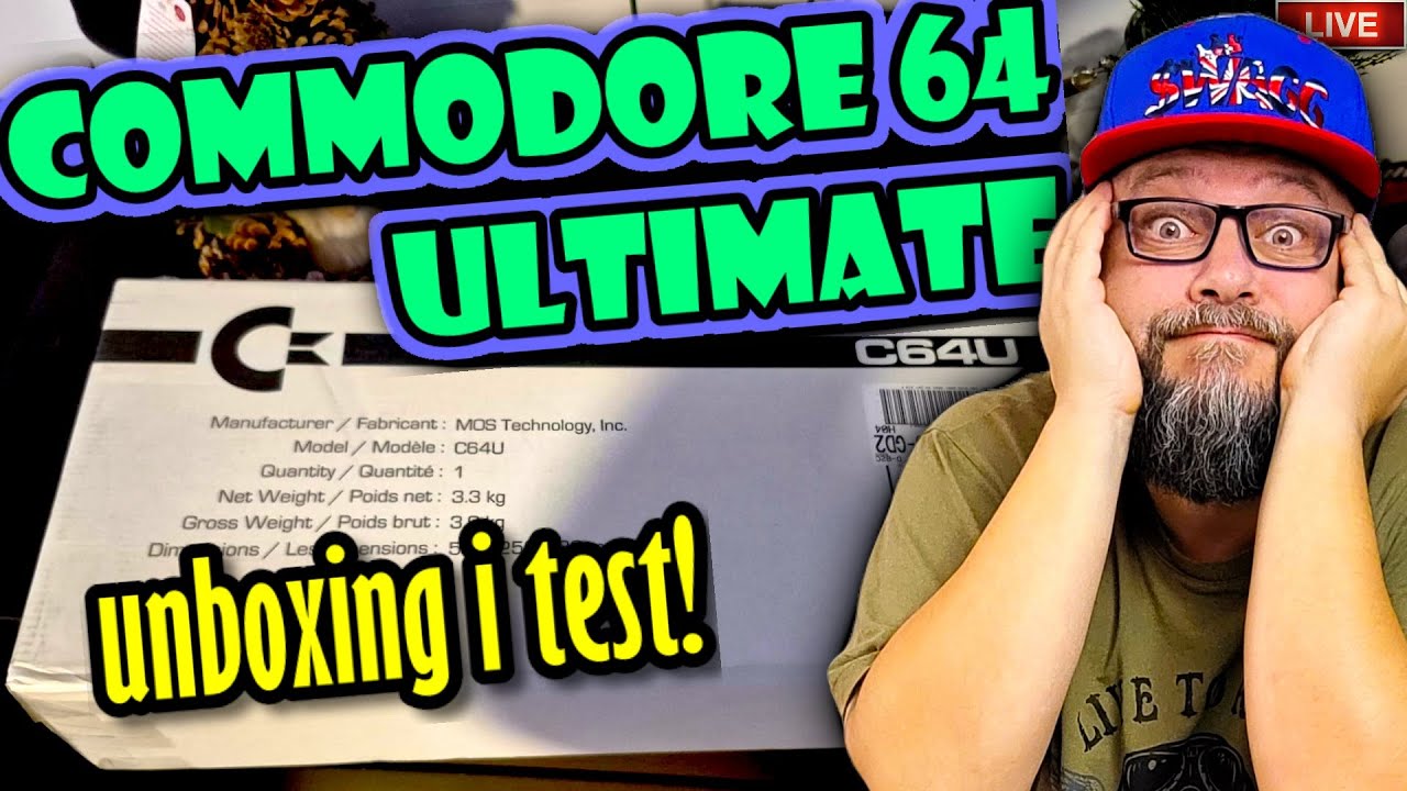🔴 #COMMODORE 64 ULTIMATE U ATAROWCA NA CHACIE!? #UNBOXING I TESTY! A MOŻE ROZKRĘCIMY!? 👀🫣