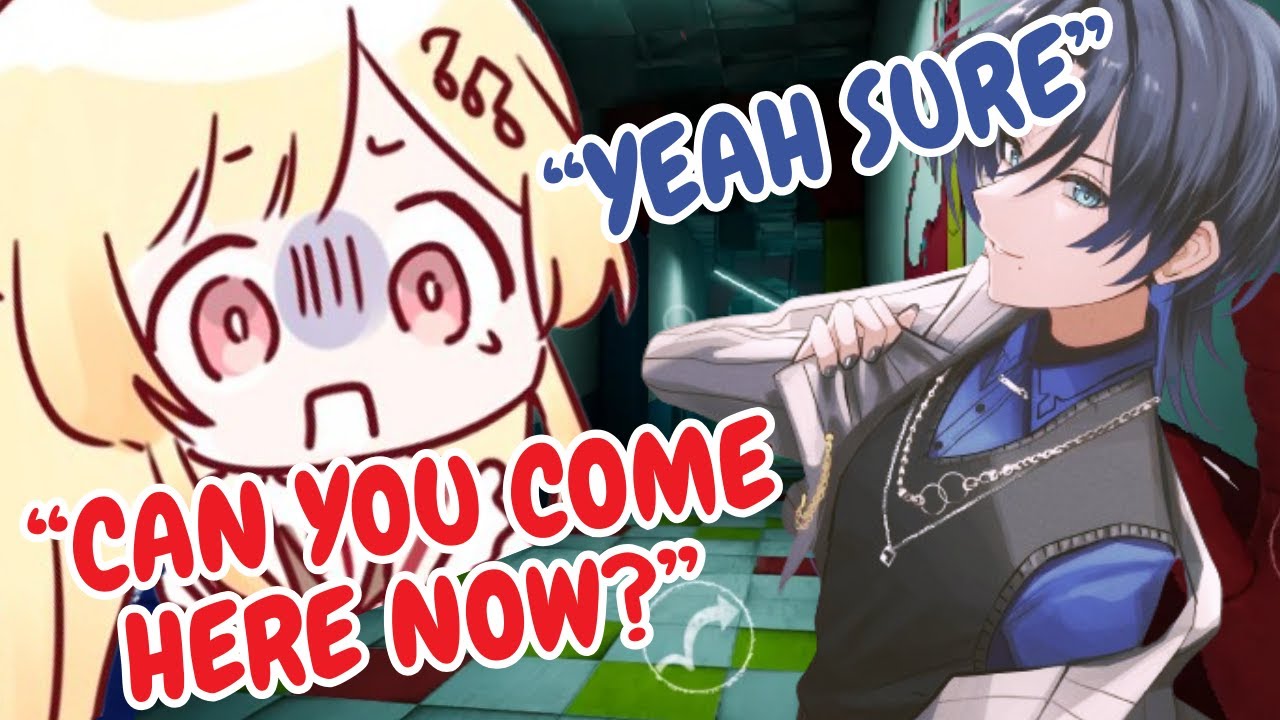 Kanade is too scared to play and asks for her girlfriend to come 【Hololive Clips】