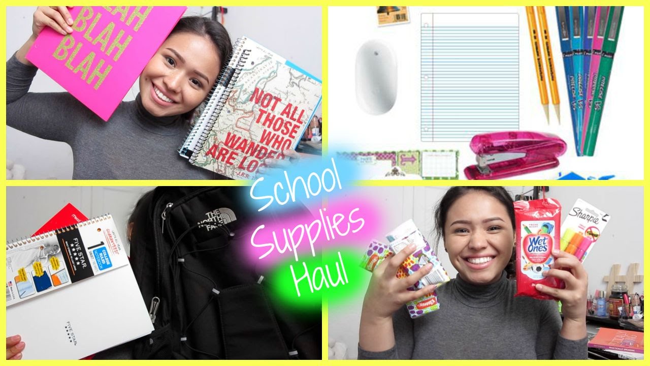 ♡ School Supplies Haul: College Edition