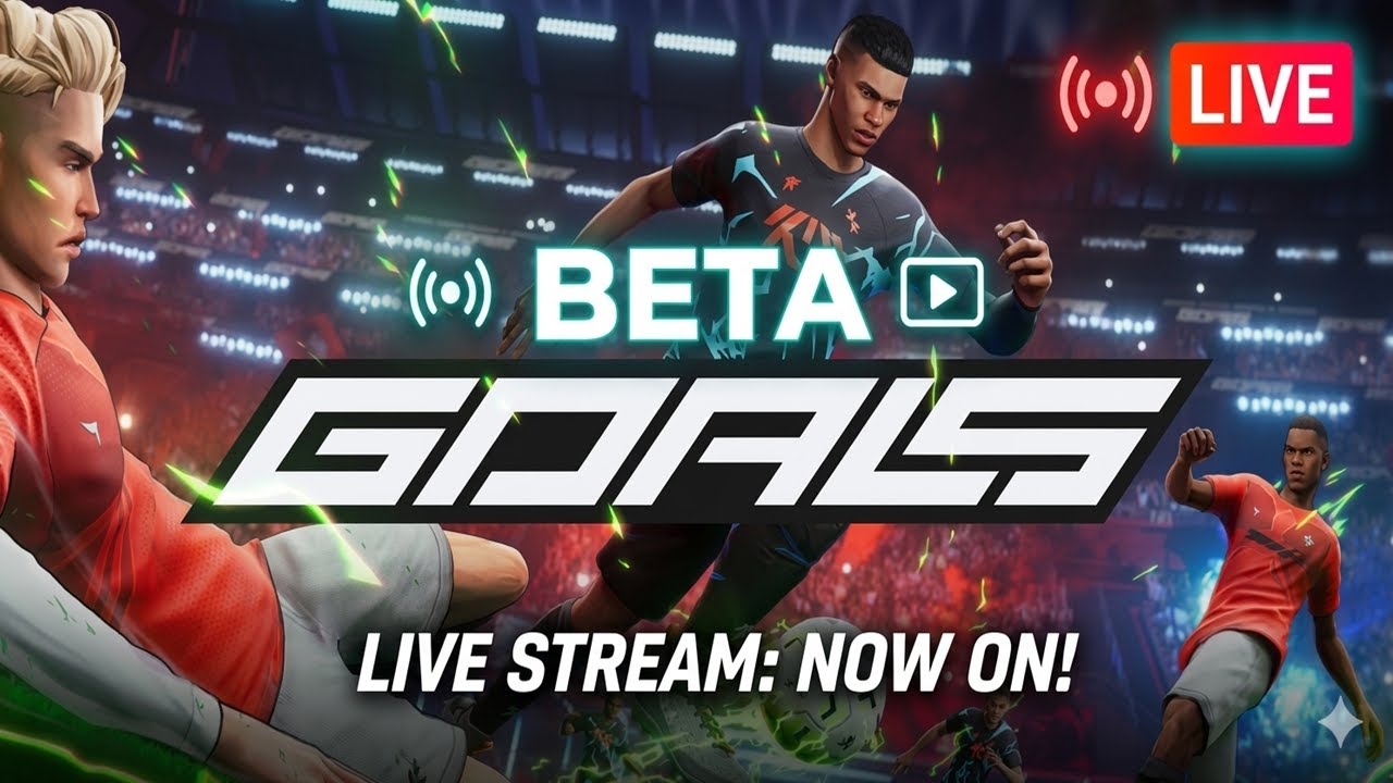 GOALS Beta Gameplay LIVE 🔴 | First Look at the New Football Game!