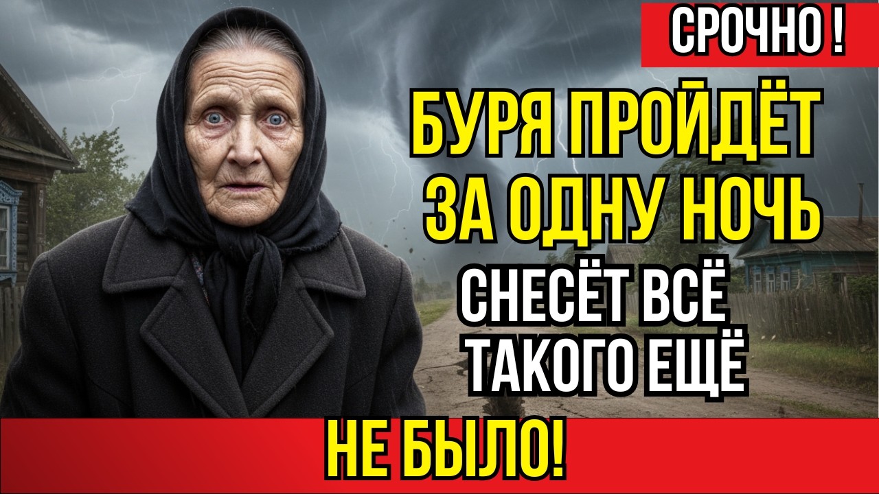 Старица Варвара ВИДЕЛА конец весны 2026 — БУРЯ невиданной силы ПРОЙДЁТ за ОДНУ НОЧЬ!