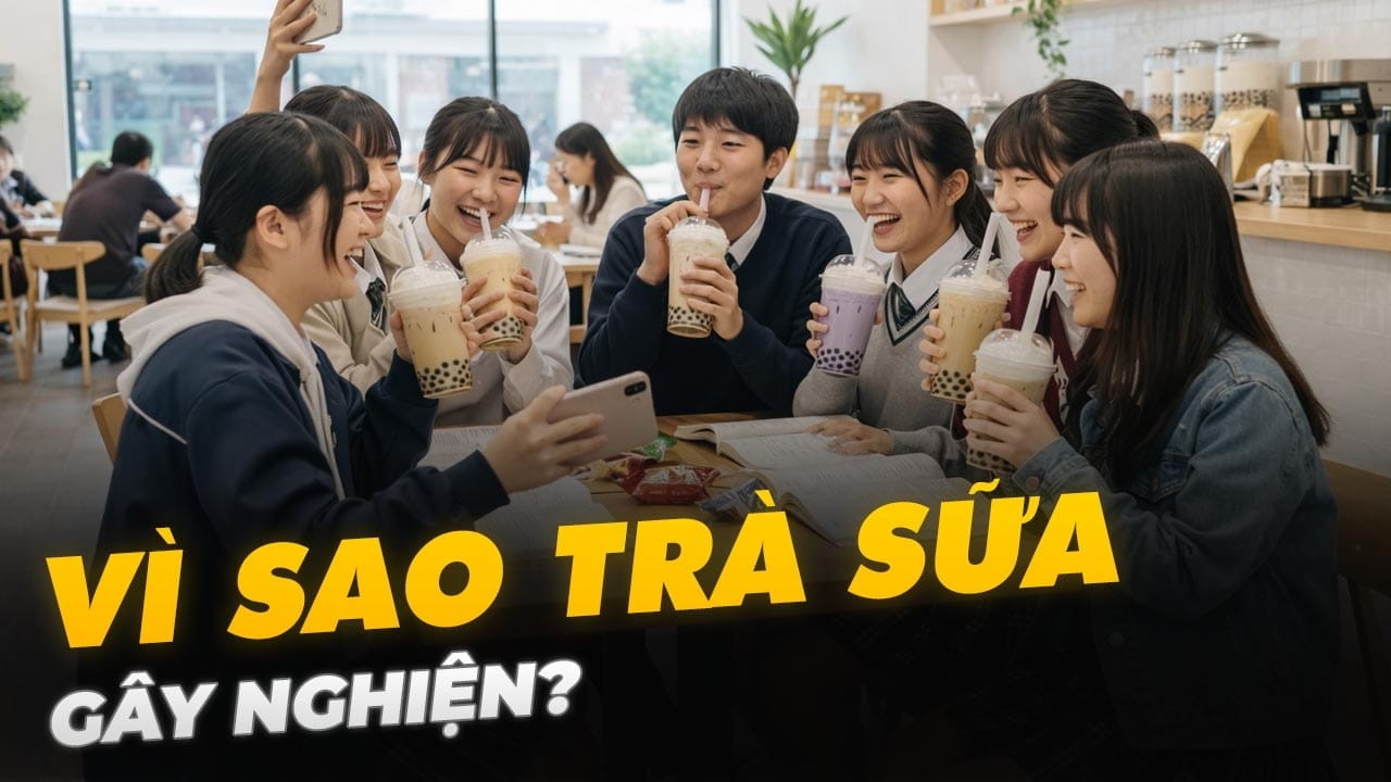 VÌ SAO TRÀ SỮA GÂY NGHIỆN?