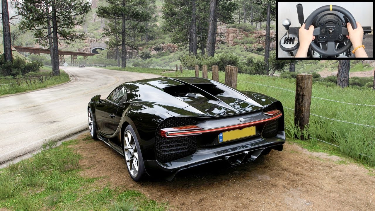 Bugatti Chiron - Forza Horizon 5 | Steering Wheel Gameplay