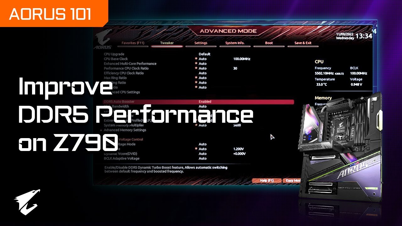 Quick Guide to Improve DDR5 Performance on AORUS Z790 Motherboards | AORUS 101