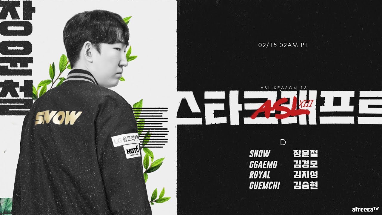 [ENG] ASL S13 Ro.24 Group D (Snow, Royal, Geumchi and GGaemo) - ASL English (StarCastTV English)