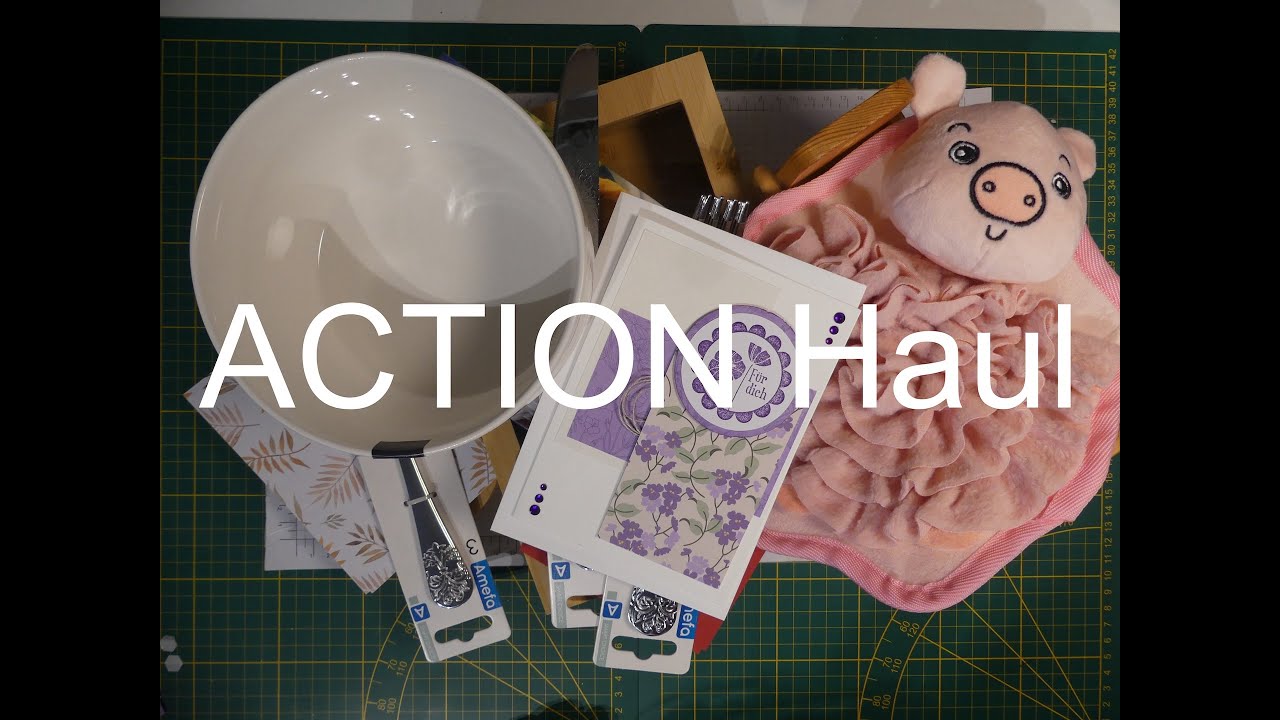 #Action Haul und Rot Kreuz Markt Haul, NEUE Papierblöcke, Besteck