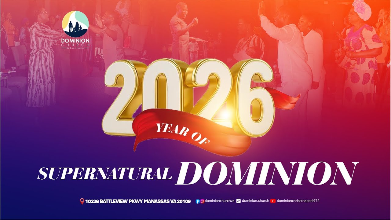 Sunday Service 1.4.2026 | Supernatural Dominion | Pastor Moses | #Dominion #Church