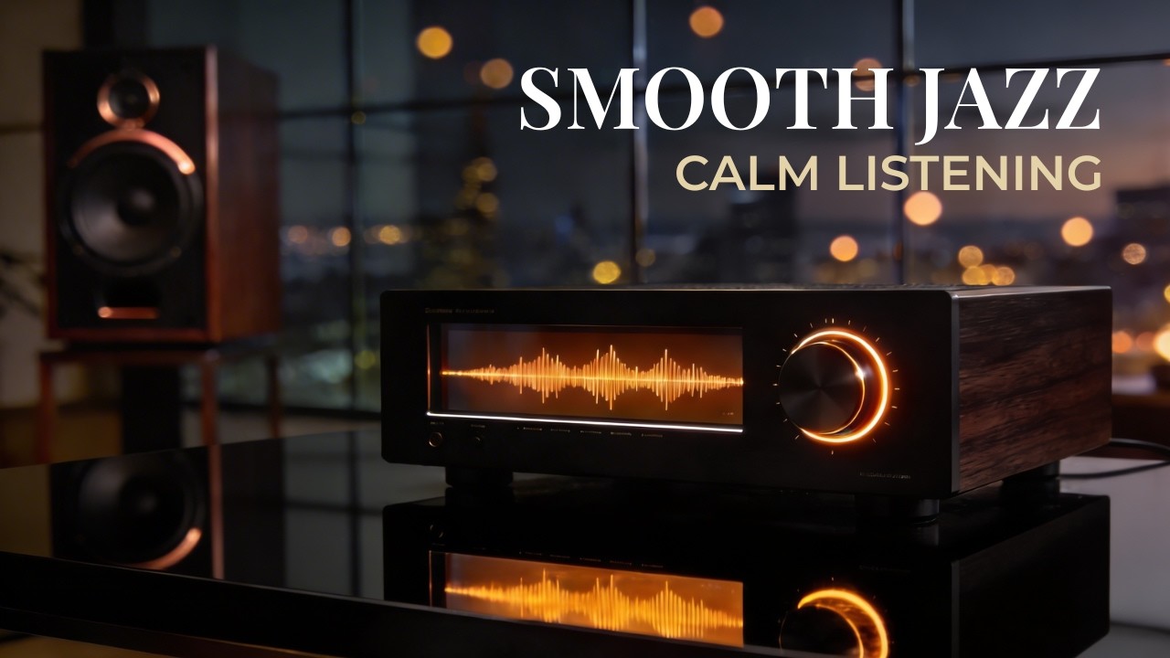Smooth Jazz & Soul R&B – Elegant Evening Tones for Peaceful Listening & Subtle Glow
