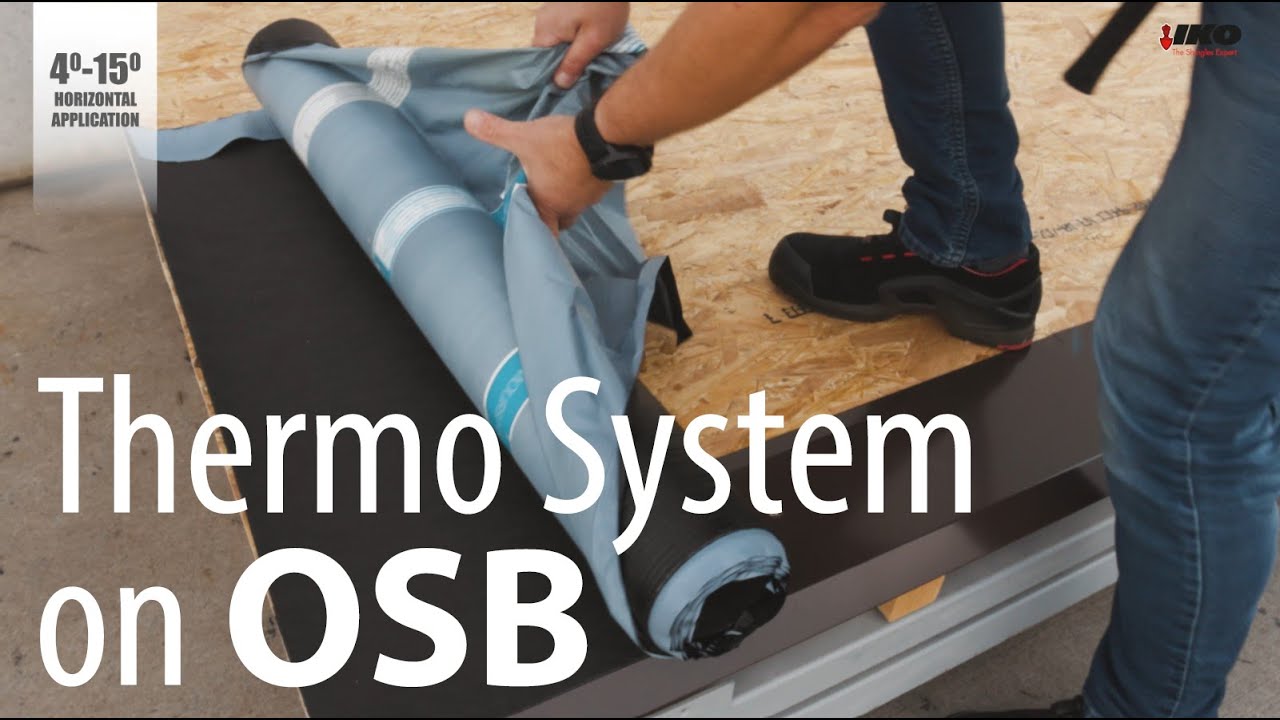 How to apply the IKO Shingles Thermo system on a wooden roof deck