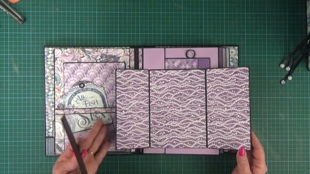 Make a Splash Tall Shadow Box and Album Set Graphic 45