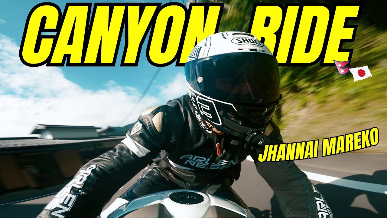 This Canyon Ride Nearly Ended BADLY… (Full POV) #nepalimotovlogger #nepal #japan