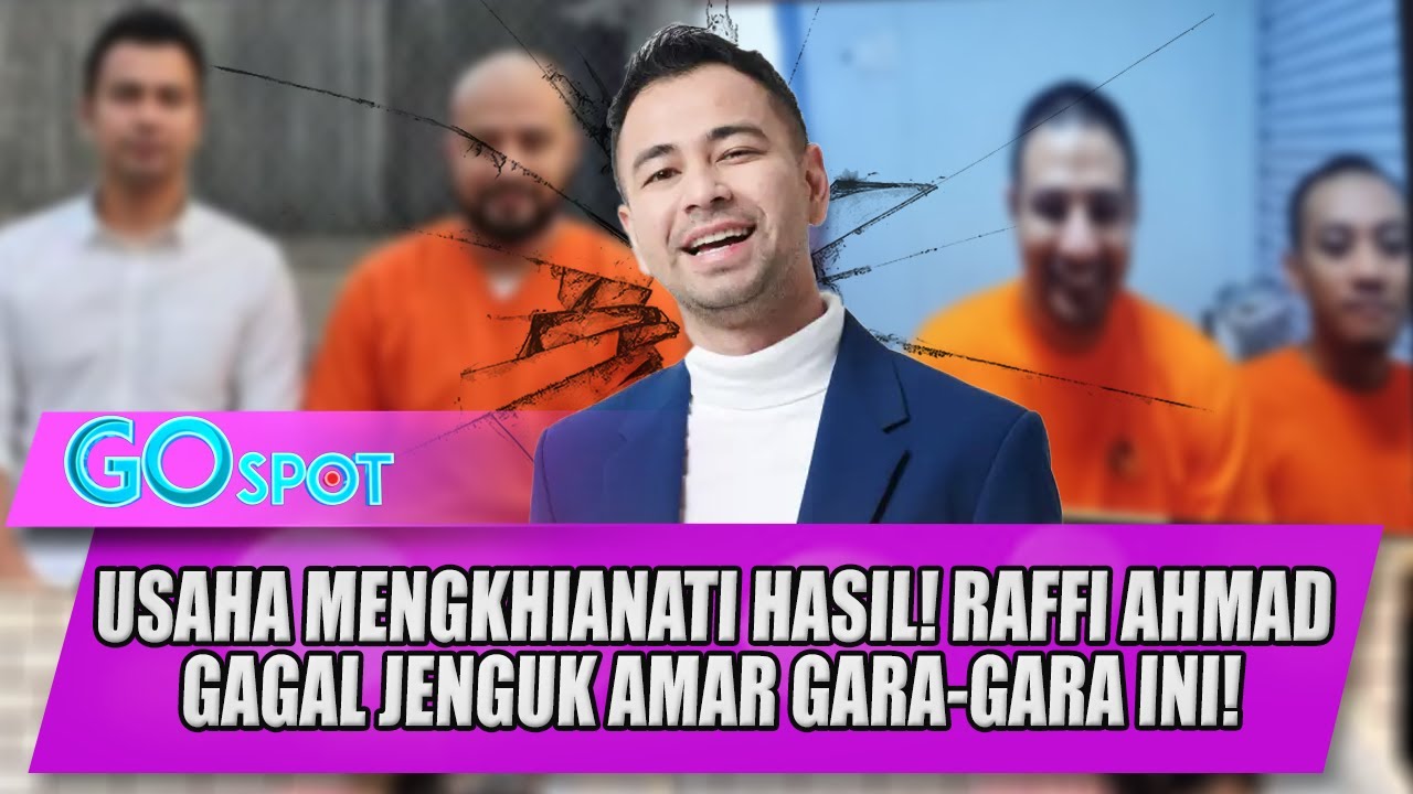 RAFFI AHMAD NAIK HELIKOPTER KE NUSAKAMBANGAN! NIAT JENGUK AMAR ZONI MALAH GAGAL TOTAL! - GO SPOT