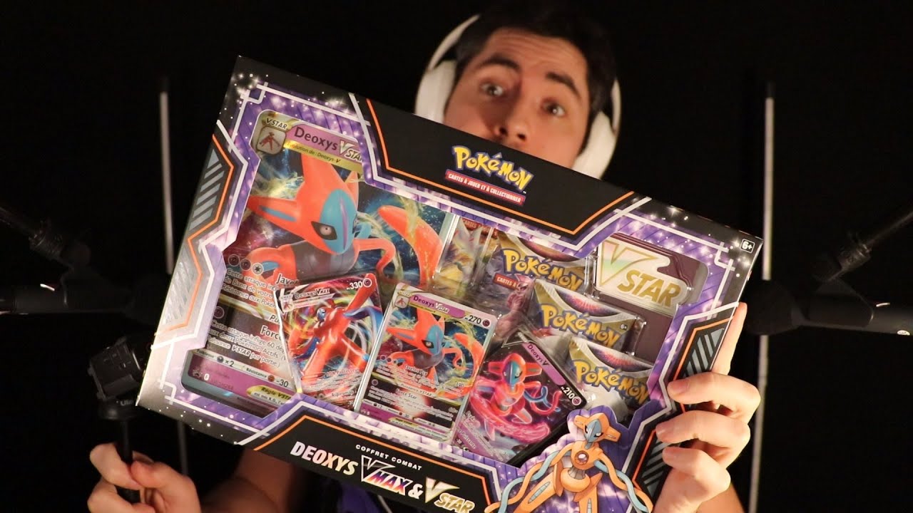 ASMR Pokemon Coffret Deoxys VMAX et VSTAR