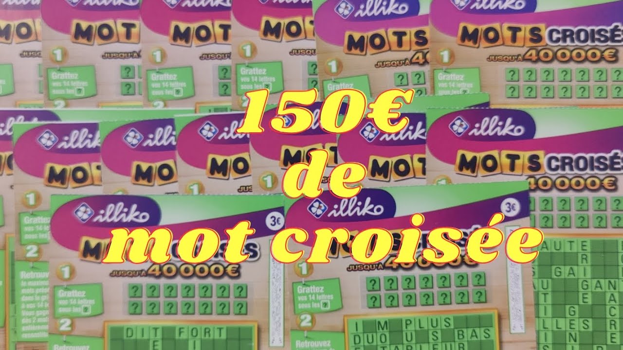 🛑 Grattage du 4 janvier 🍀 150€ de mot croisé 😱
