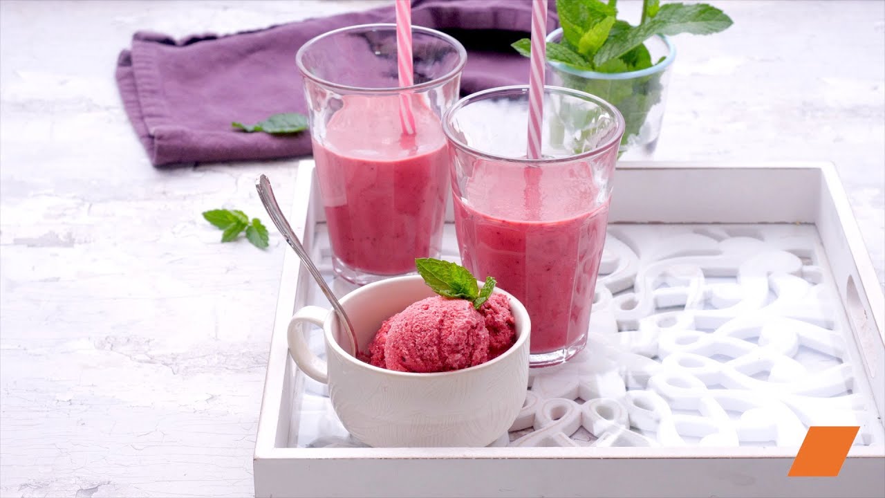#Glace & #smoothie de prunes 😋