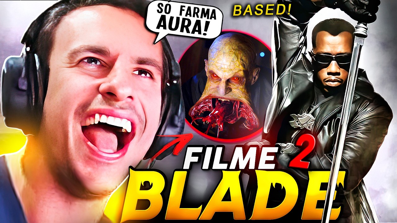 SUPER XANDÃO ASSISTINDO BLADE 2 | O MAIOR CAÇADOR DE VAMPIROS!