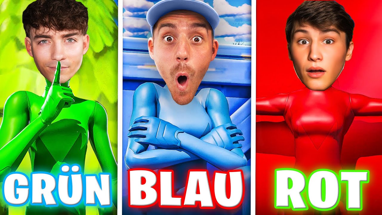 Das CREATOR FARBEN HIDE & SEEK in Fortnite!🟢🔵🔴