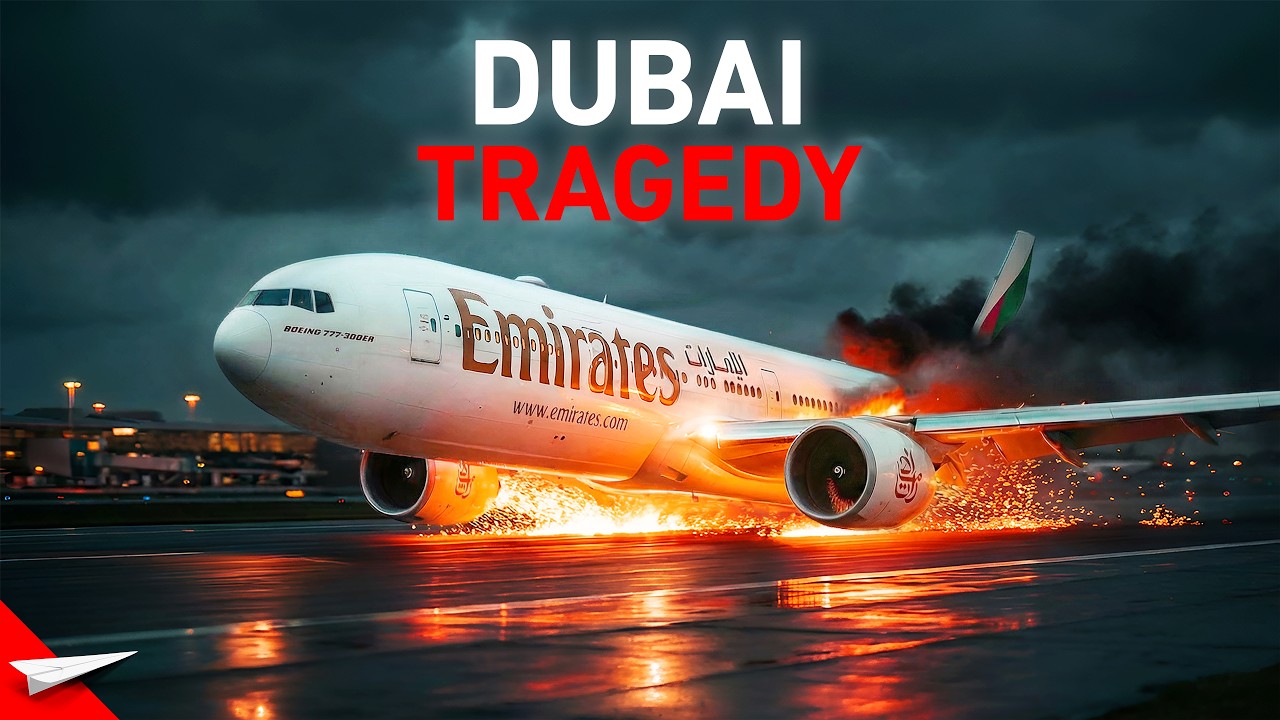 CRASHED Seconds After Landing - Emirates 521