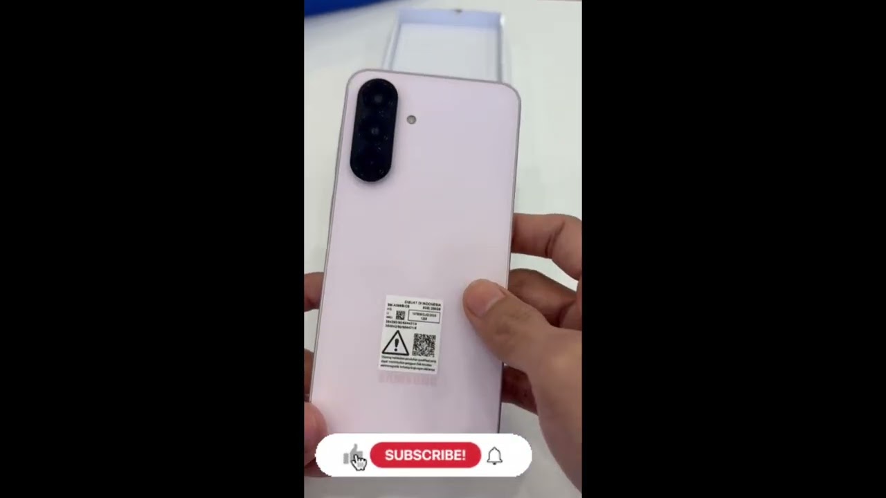 Unboxing samsung galaxy A56 pink