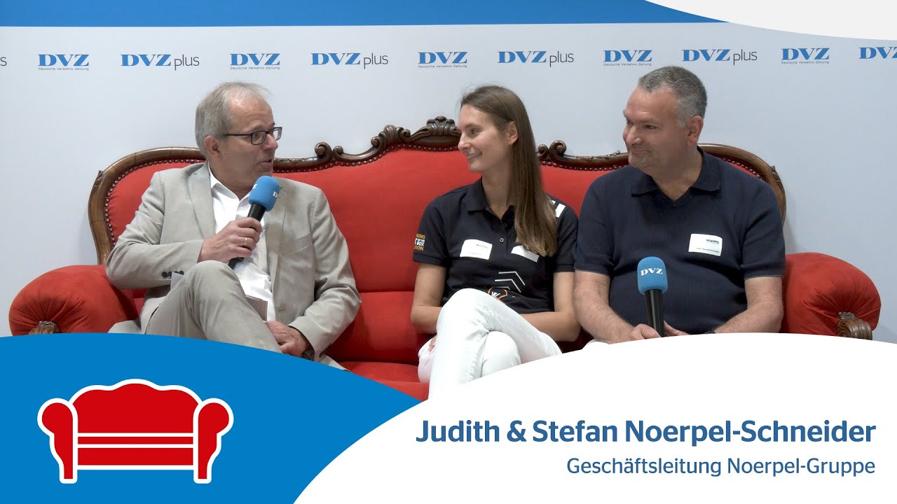 Transport Logistic 2025 Das Rote Sofa mit Judith & Stefan Noerpel-Schneider