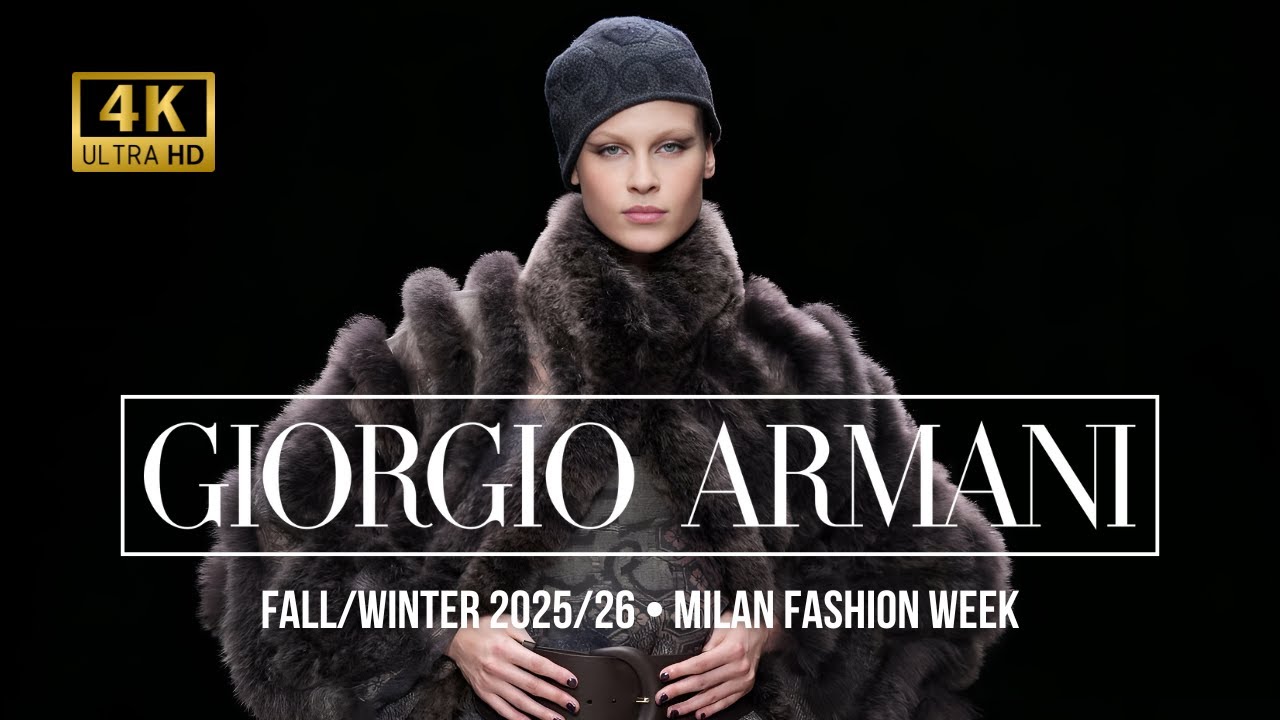 GIORGIO ARMANI Automne/Hiver 2025/26 : &Eacute;l&eacute;gance et Raffinement &agrave; la MFW