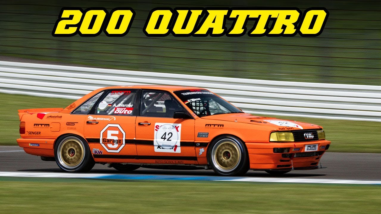 AUDI 200 QUATTRO TURBO | 5 cylinder crazy saloon racecar | Spa & Hockenheim 2024