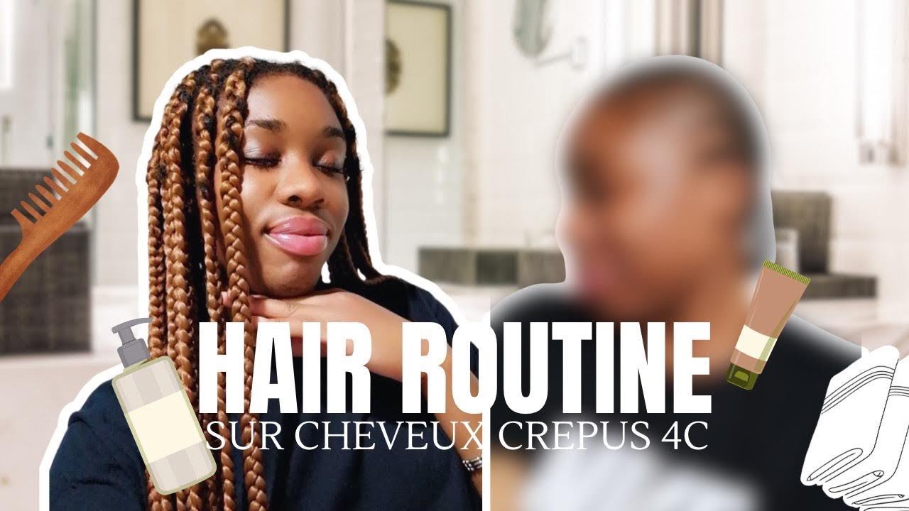 ROUTINE CAPILLAIRE À LA MAISON
