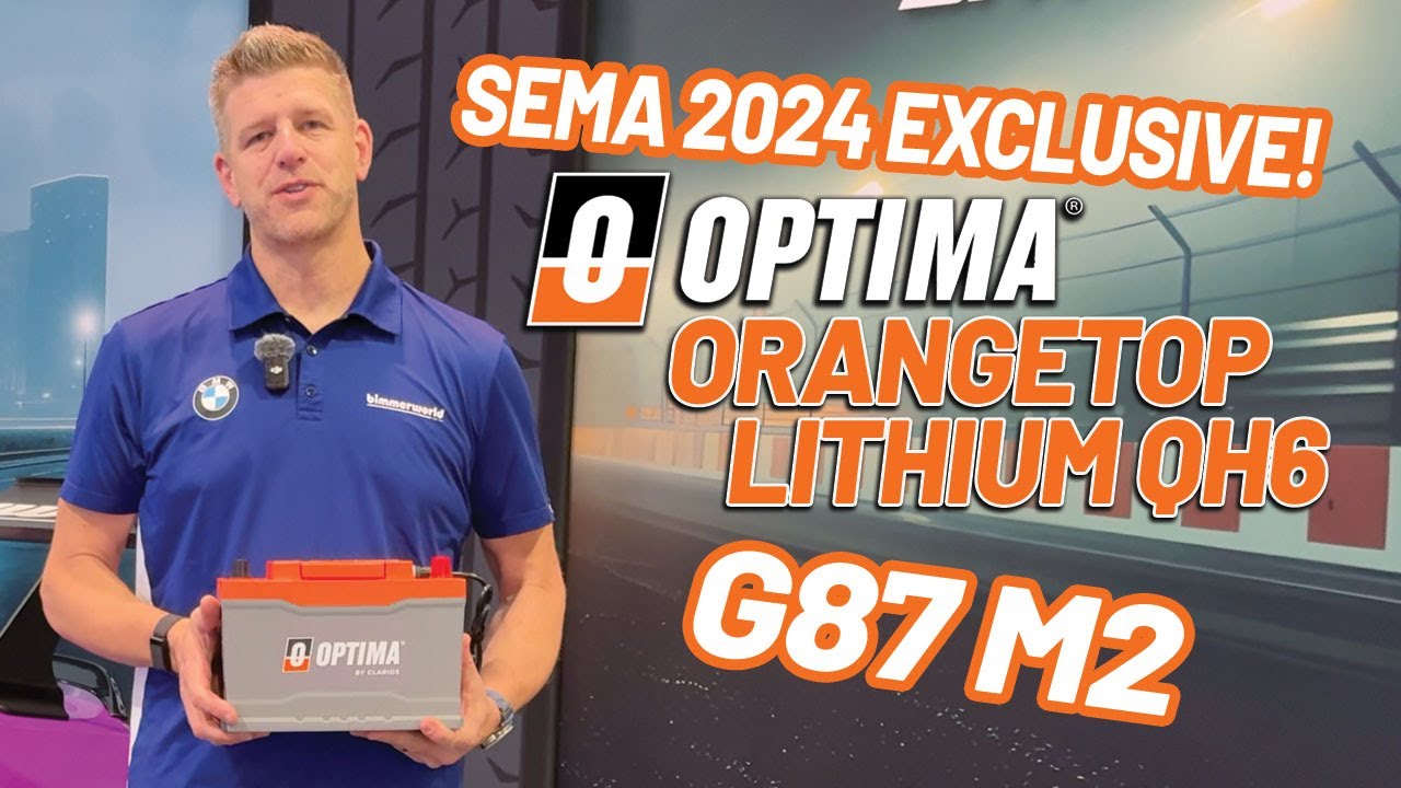 Наш G87 M2 переходит на литиевый аккумулятор с аккумулятором OPTIMA ORANGETOP QH6