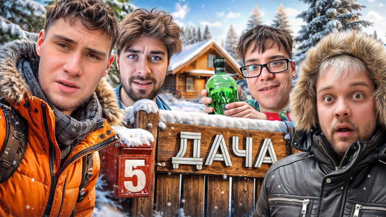 ЛЕВА на ДАЧЕ 5.0 МАРКА с АУКЦИОНЕРАМИ 🎄| ДЕНЬ 1 | leva2k, guacamolemolly