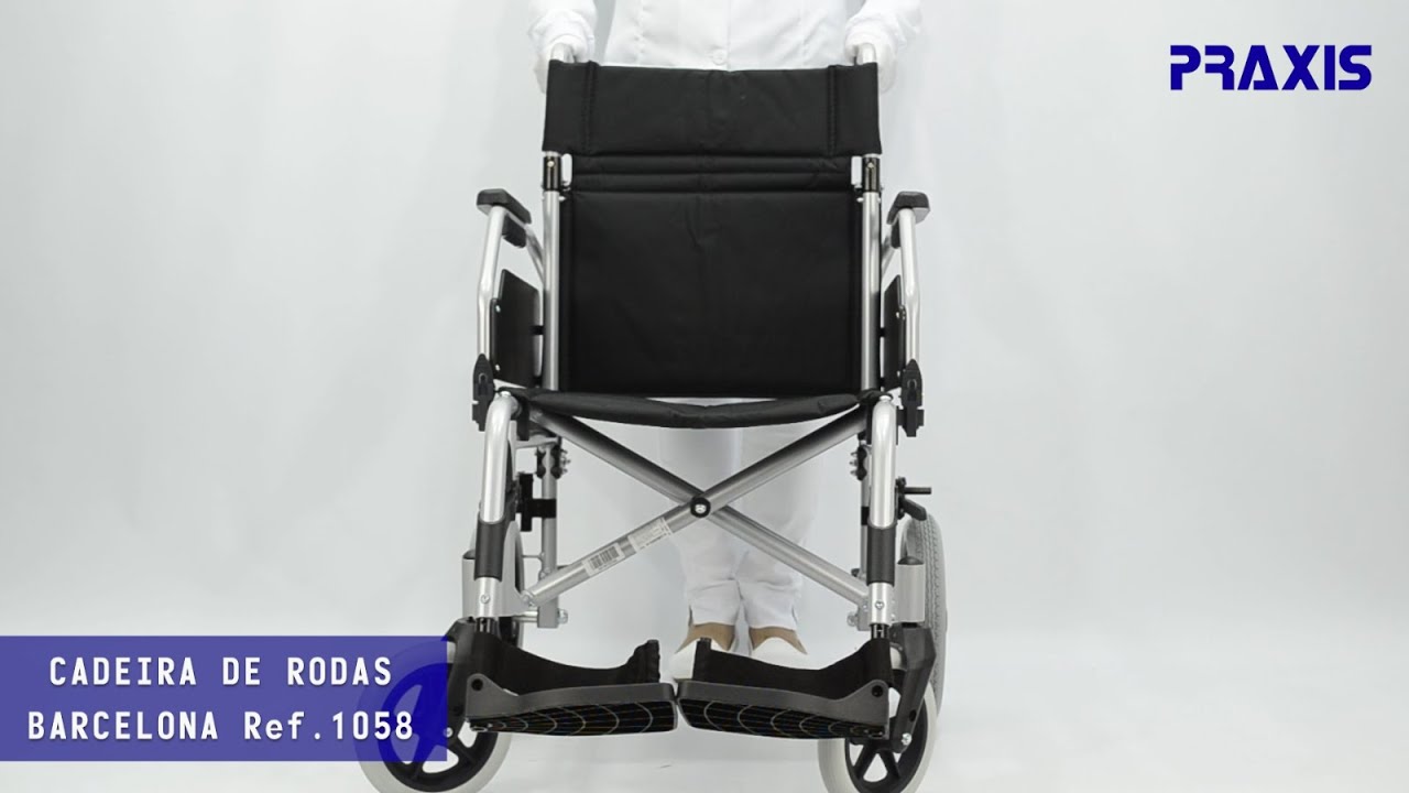 Cadeira de Rodas Série Europa - BARCELONA - PRAXIS - 115kg