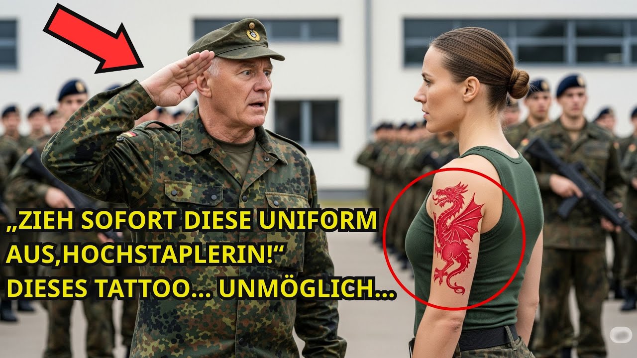 „Als Witz abgetan – bis ihr Tattoo den Kommandanten strammstehen ließ “