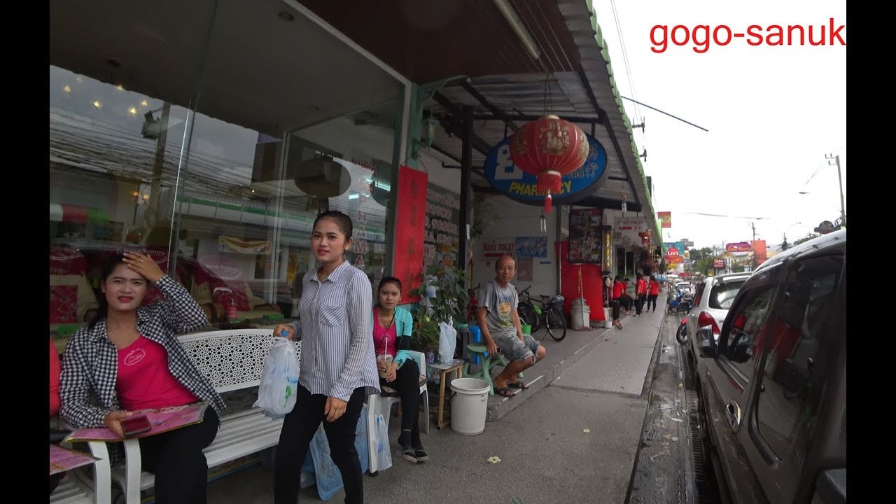 Traveling alone in Pattaya 2018 -Walk on the second road【4K】