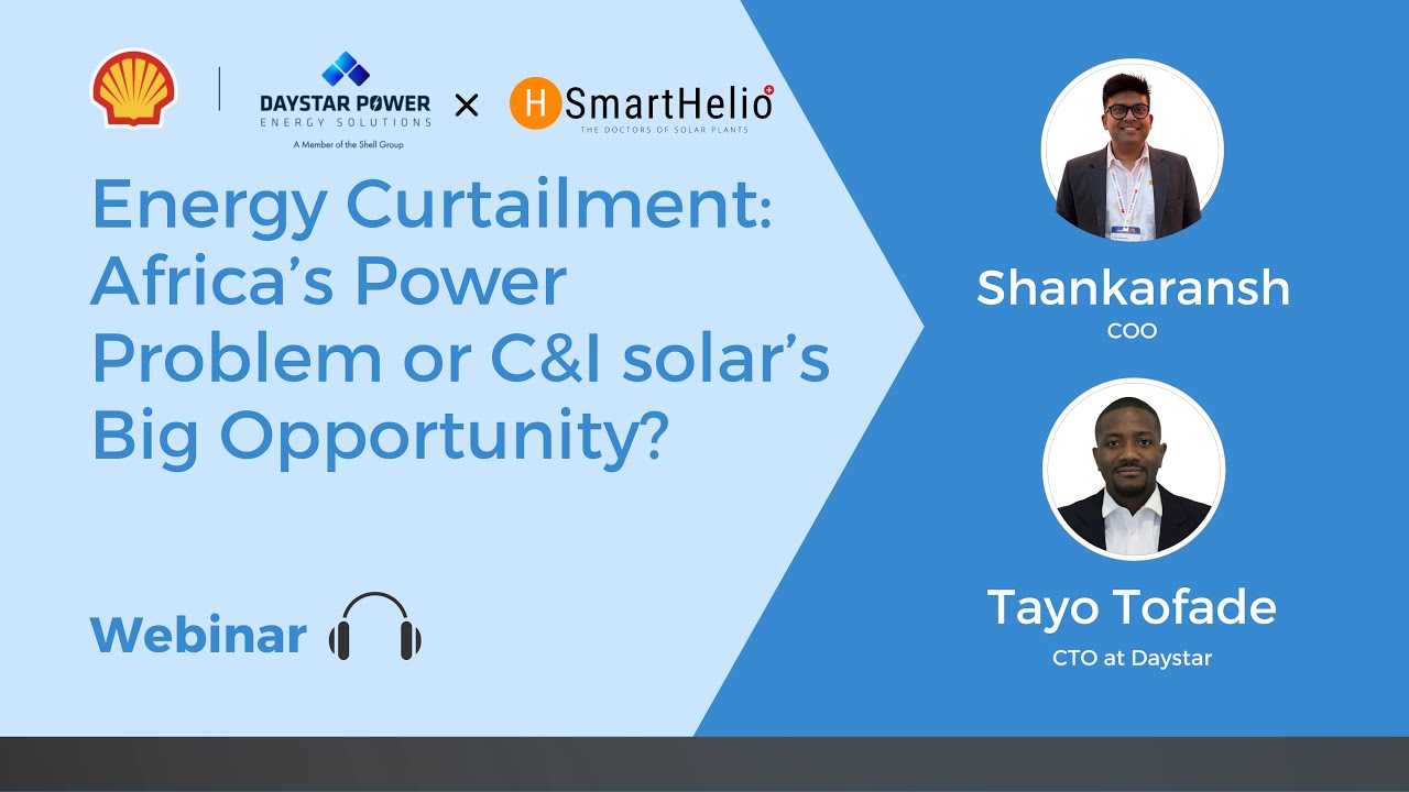Webinar: Energy Curtailment with Daystar