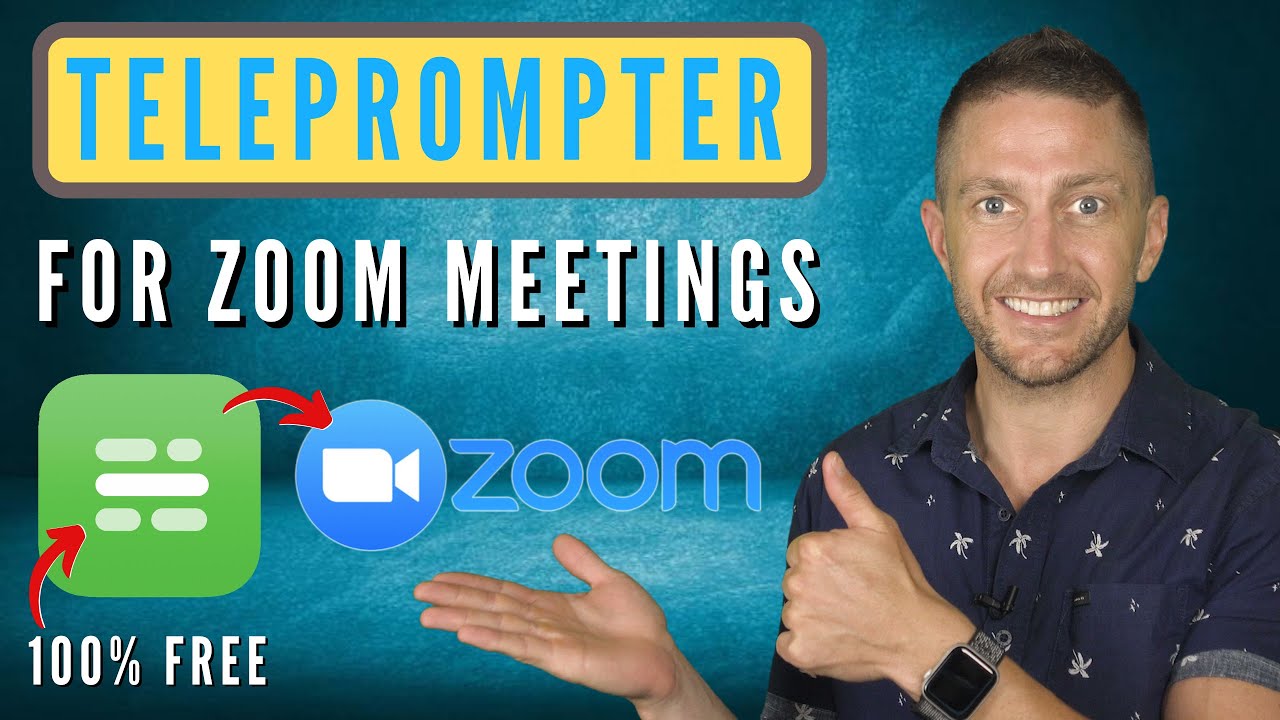 Как использовать скрипт и телесуфлер в Zoom | Prompt+ — лучшее бесплатное приложение | iPad, iPho...