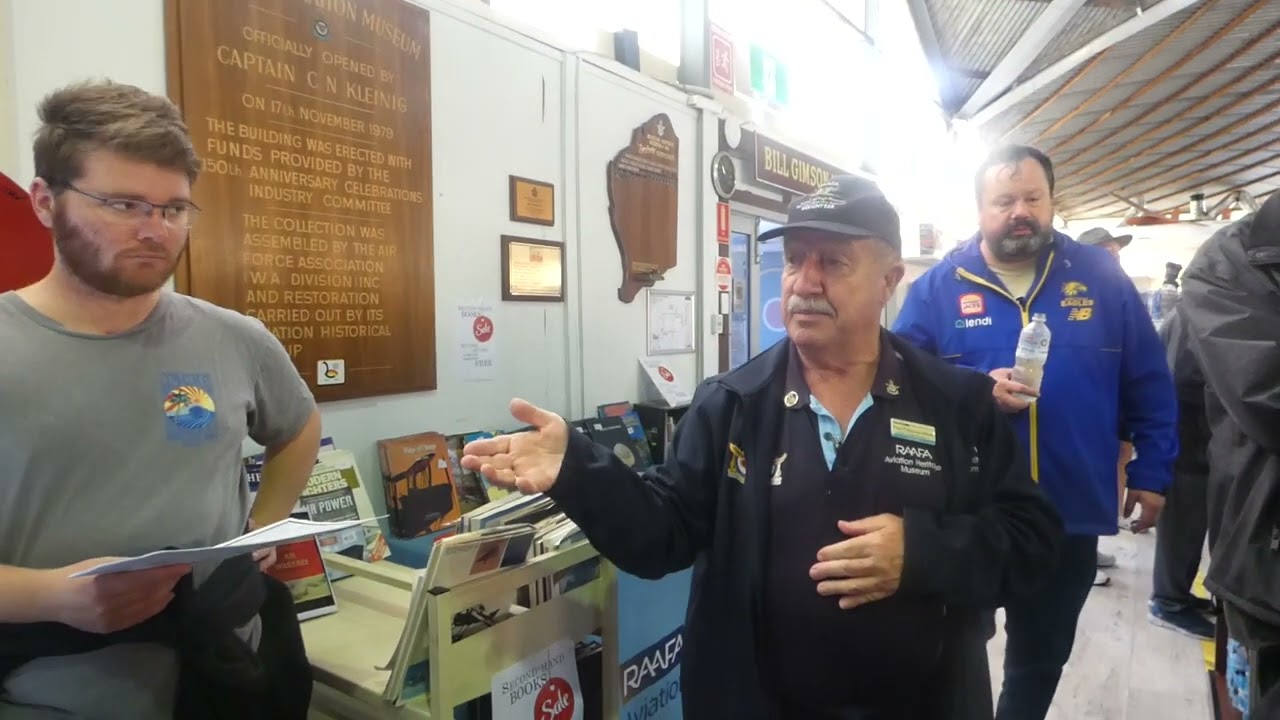 Guided Tour of the Aviation Museum BullCreek Western Australia