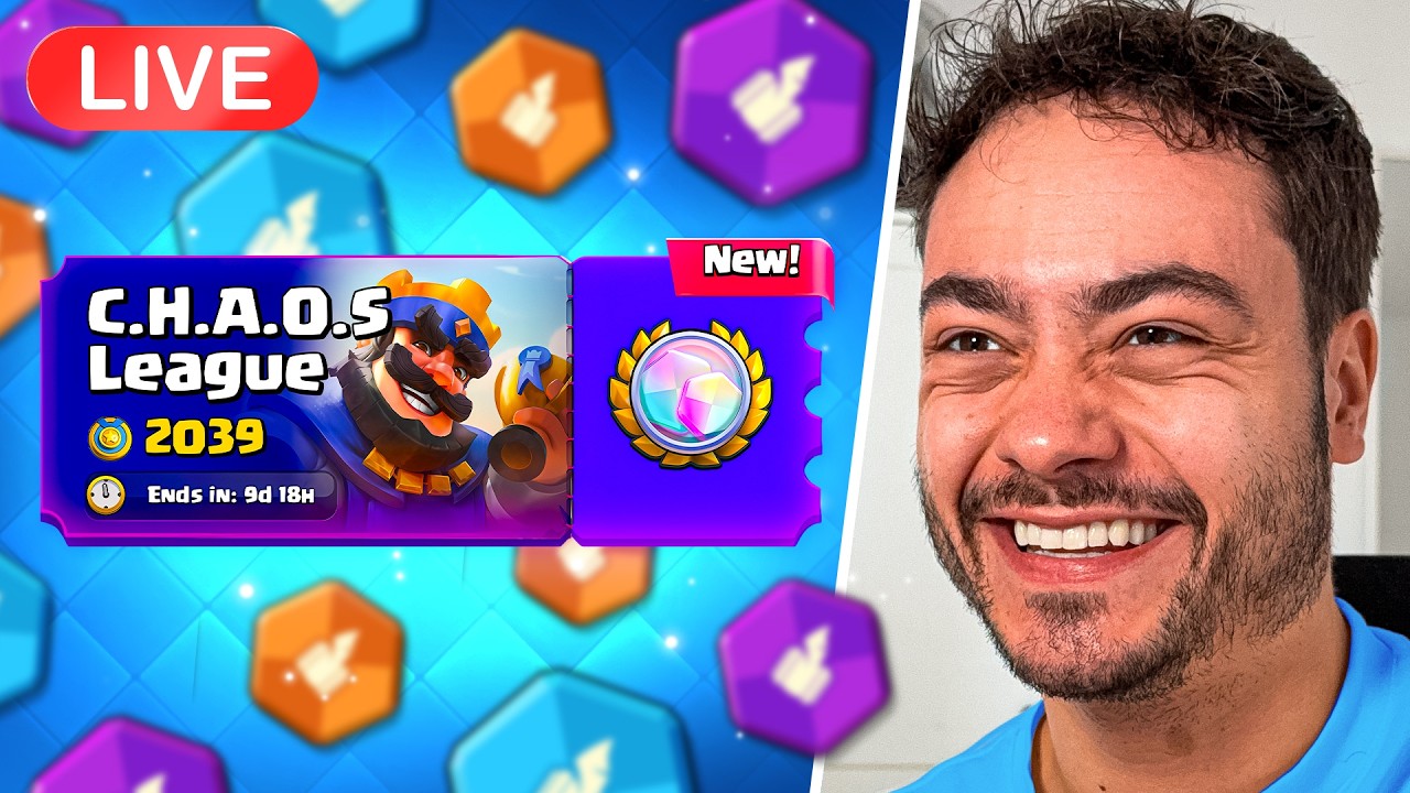 Live CHAOS Ranked League Pushen!! - Clash Royale