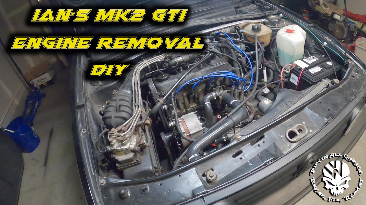 IANS MK2 ENGINE REMOVAL  - Removing an 8V motor