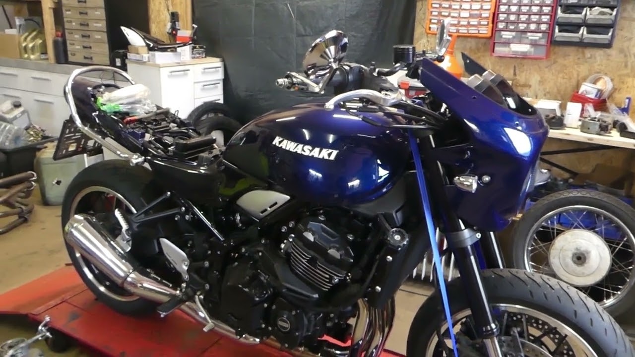Kawasaki Z900RS Kaltlaufregelung einstellen