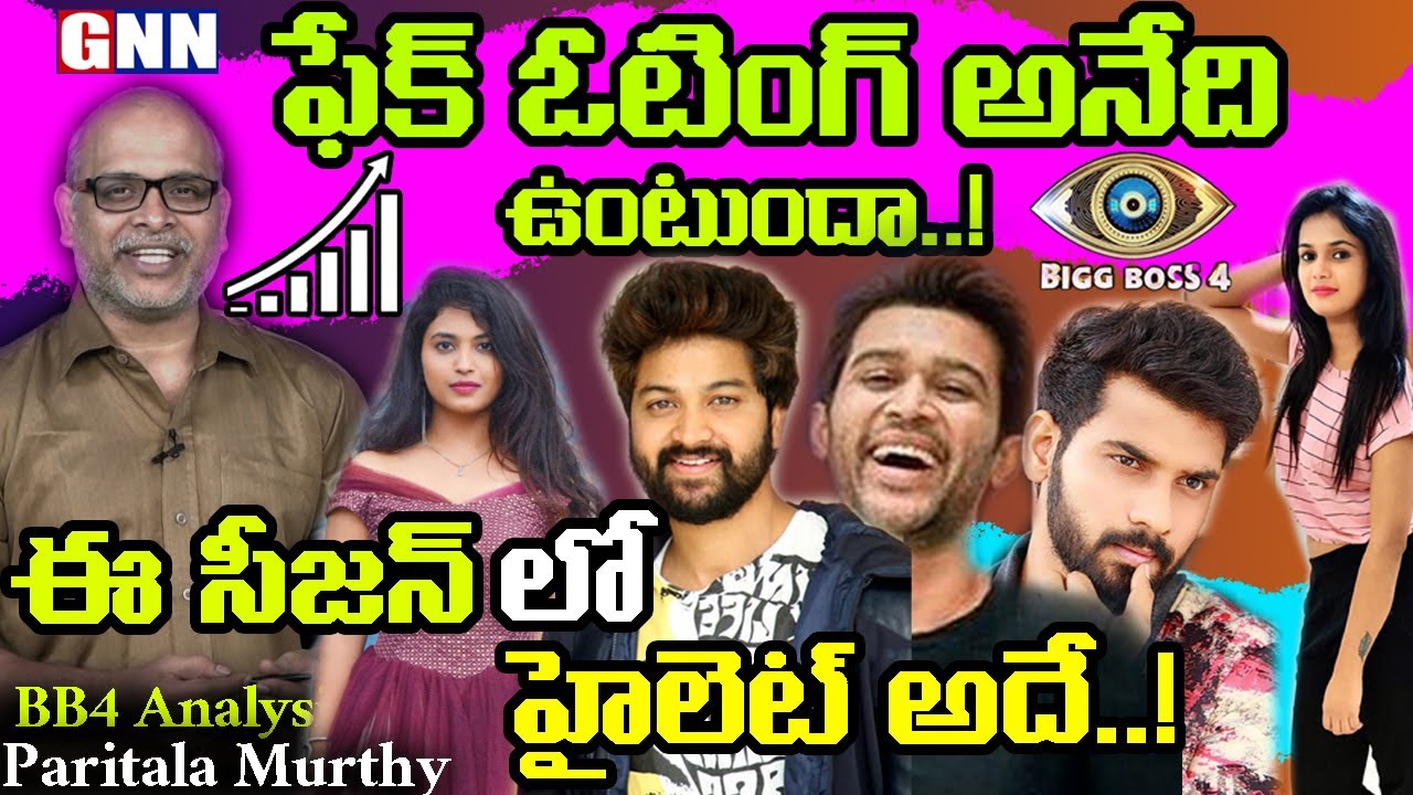 #BiggBoss4 || Are votings real  or fake Highlight of this saeson|| Analysis by Paritala Murthy
