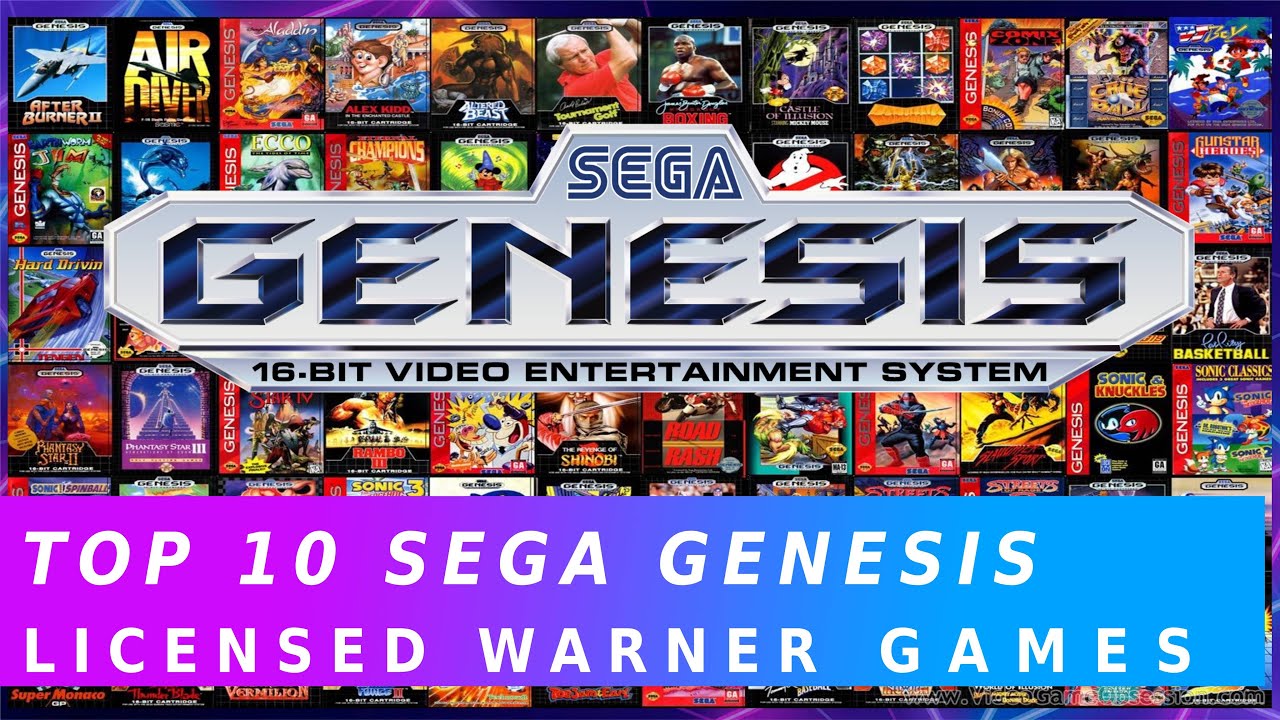 Top 10 SEGA Genesis OR MegaDrive Licensed Warner Games