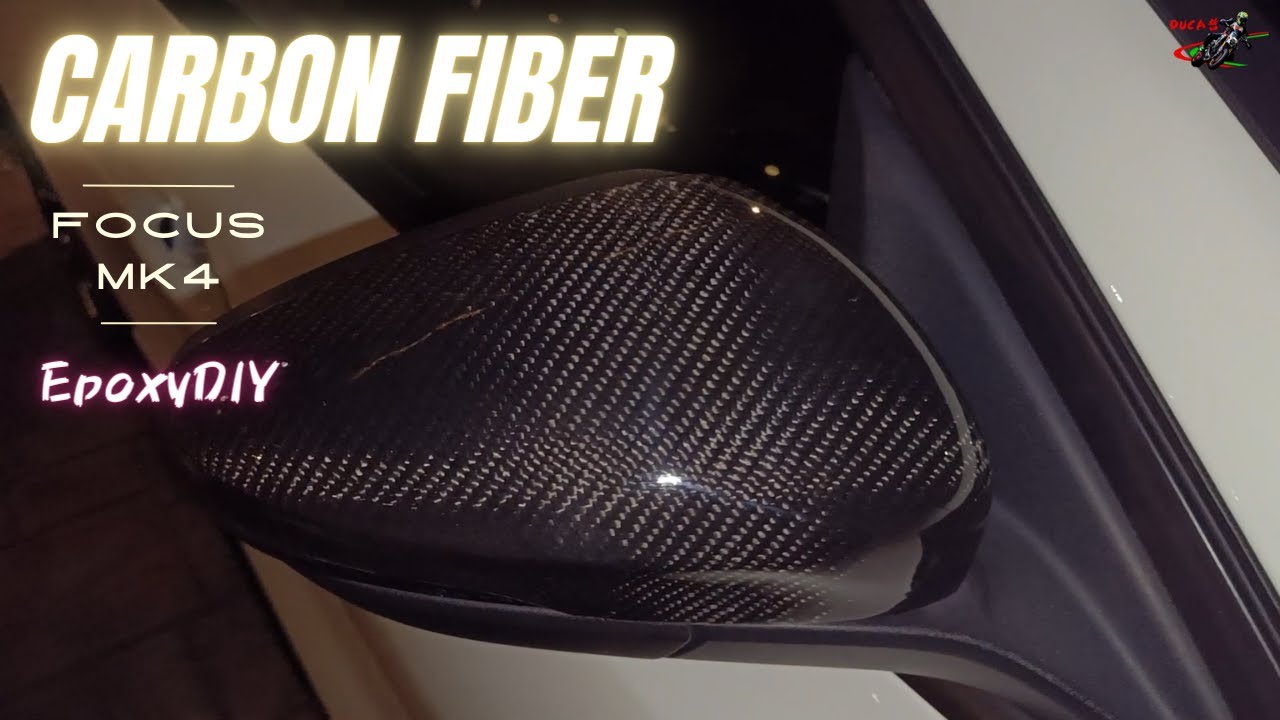 FORD FOCUS STLINE MK4 照後鏡包碳纖維DIY第一次就上手全紀錄教學