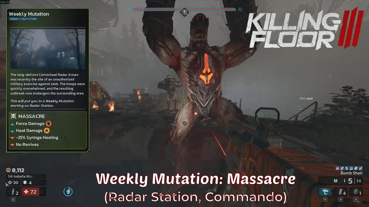 Killing Floor 3 | Weekly Mutation: Massacre (Radar Station, Commando)