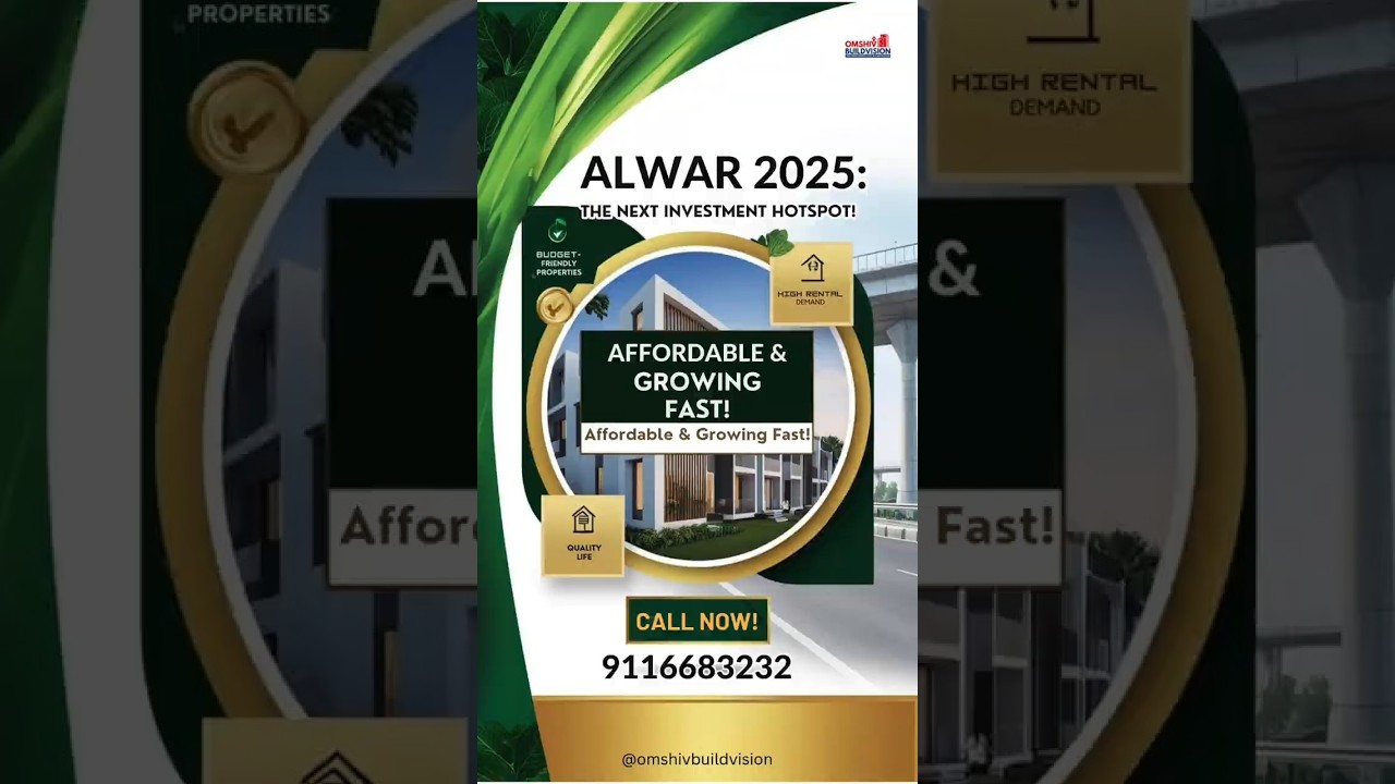 Top 5 Reasons to Invest in Alwar Real Estate in 2025 | High ROI Opportunities!